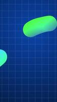 Color Gradient Elements Move 2D Background Animation Vertical video