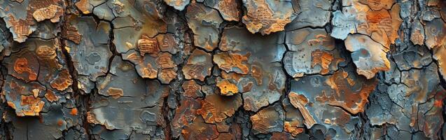 Close Up of Pine Tree Bark photo
