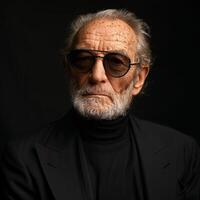 Elderly Man With Beard and Glasses photo