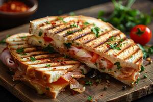 Half Sandwich on Cutting Board photo