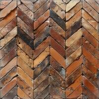 Close up of a variegated brick wall photo