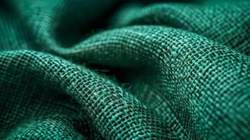 Close-up shot of green cloth photo