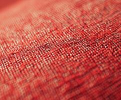 Close-up view of red fabric photo