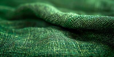 Close up view of green cloth photo