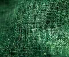 Close up view of green cloth photo