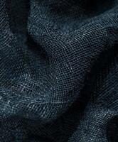 Close up shot of black fabric photo