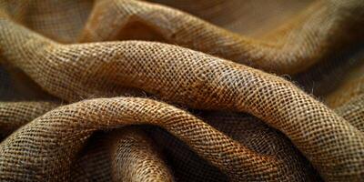 Close up of burlock fabric photo