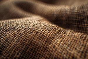 Close-up view of brown fabric photo