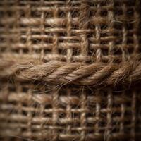 Close up of a piece of rope photo