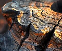 Close up of a piece of wood photo