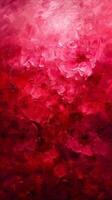 Red and pink abstract painting photo