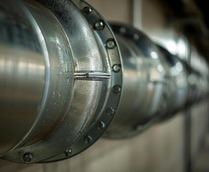 Close up of metal object on wall photo
