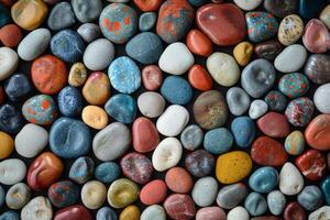 A Close Up of Various Rocks photo