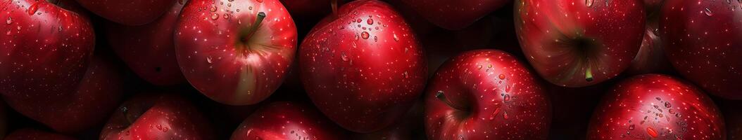Stack of Red Apples photo