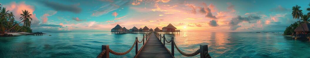 Pier in the Ocean photo