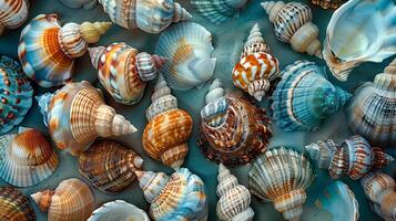 A Multitude of Seashells Scattered on the Ground photo