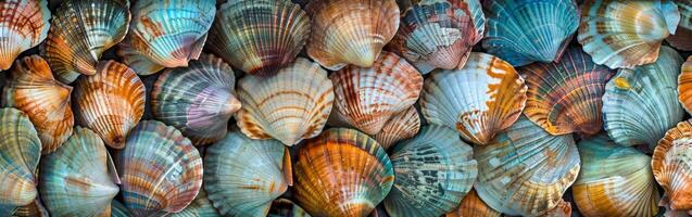 Stack of Seashells Arrangement photo