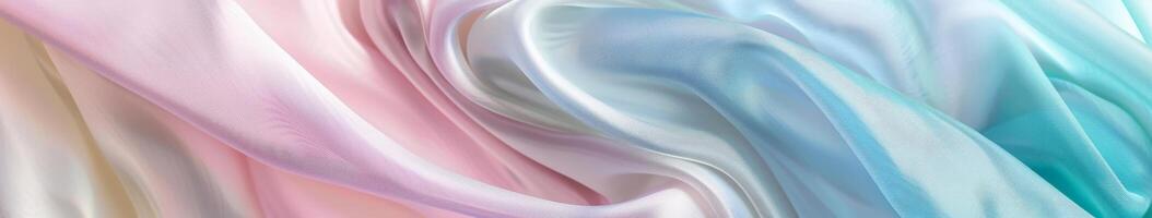 Assortment of Different Colors of Fabric photo