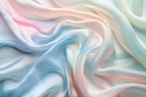 Close Up View of Colorful Fabric photo