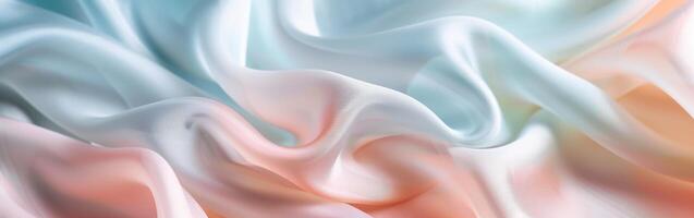 Blurry White and Pink Fabric photo