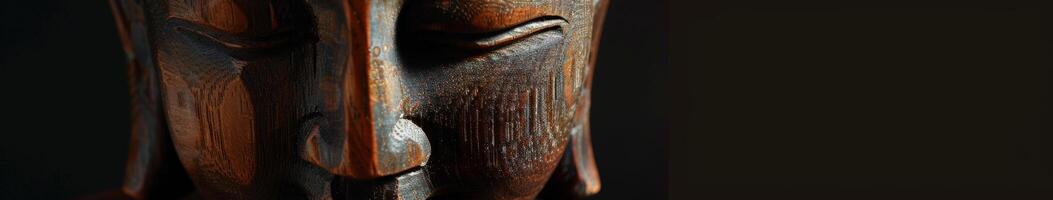 Wooden Statue of Person Holding a Knife photo