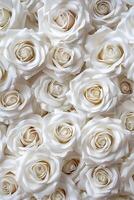 Elegant Arrangement of White Roses photo