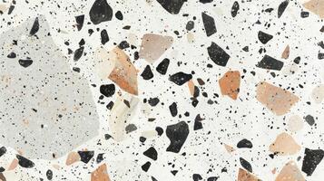 Close-Up of White and Black Speckled Surface photo