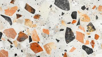 Multicolored Marble Wall Close-Up photo