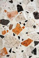Colorful Tile Floor Close-Up photo