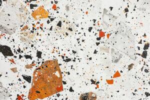 Paint Splattered Artwork Close Up photo
