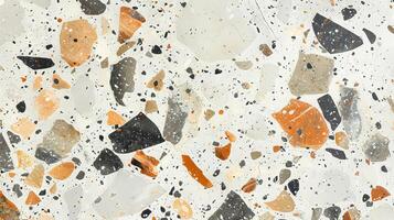 Close Up of Multi-Colored Marble Wall photo