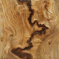 Intricately Carved Wooden Pattern photo