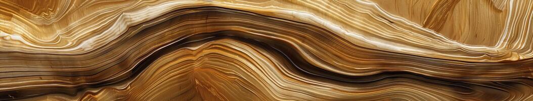 Close Up of Wooden Surface With Wavy Lines photo