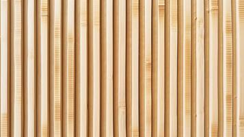 Close Up of Wooden Wall With Vertical Blinds photo
