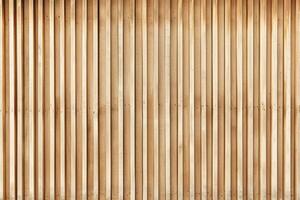 Close Up of Wooden Wall With Vertical Blinds photo