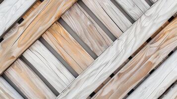 Close Up View of a Wooden Fence photo