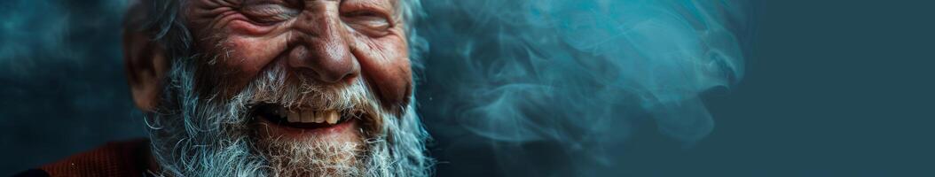 Elderly Man With Long White Beard photo