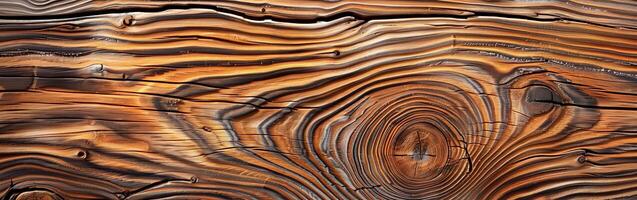 Detailed Wood Grain Pattern Close-Up photo