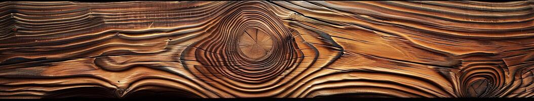 Close-Up of Wooden Surface With Wavy Lines photo