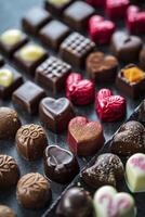 Assorted Chocolates on Table photo