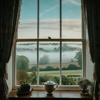 Window Overlooking Countryside photo