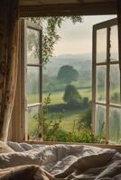 Open Window Overlooking Field photo