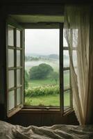 Open Window Overlooking Field photo