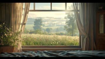 Window Overlooking Field photo