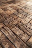Detailed Wooden Floor Pattern photo