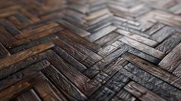 Close Up View of Wooden Floor photo