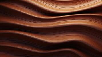Brown Wavy Pattern on Black Background photo