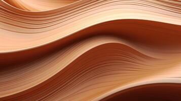 Close Up of Wavy Surface on 3D Wood Background photo