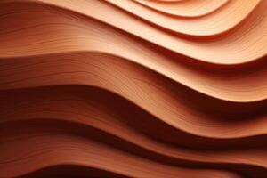 Close-Up View of Textured Wavy Wood Surface photo