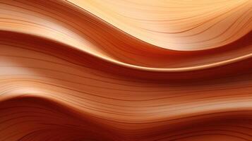 Close-up of Wavy Lines on Wooden Surface photo